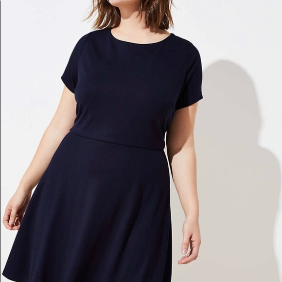 PLUS BOW BACK FLARE DRESS - Picture 3 of 3